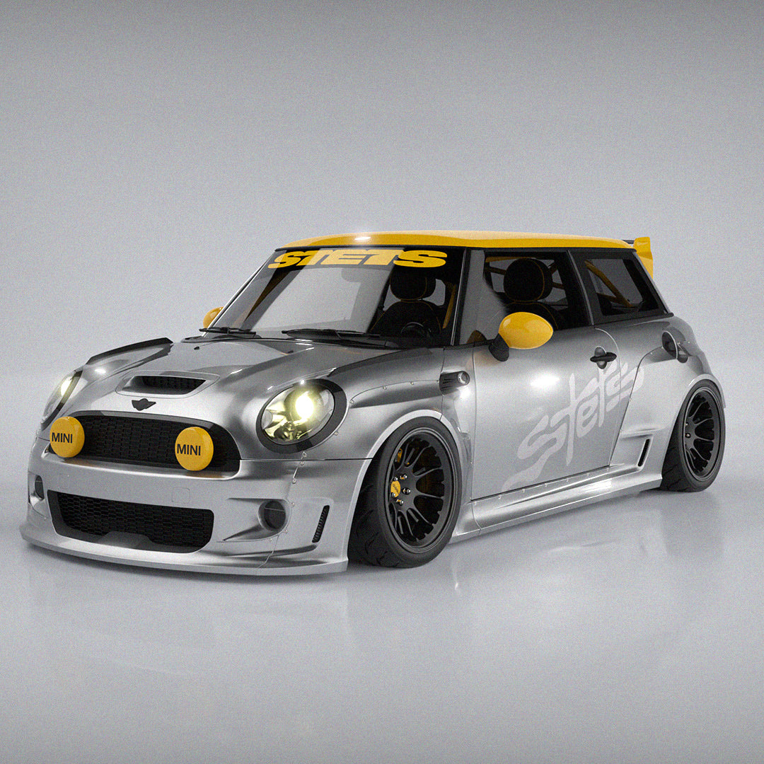 Mini R56 Side View Livery Mini Cooper S R56 widebody kit – STETS