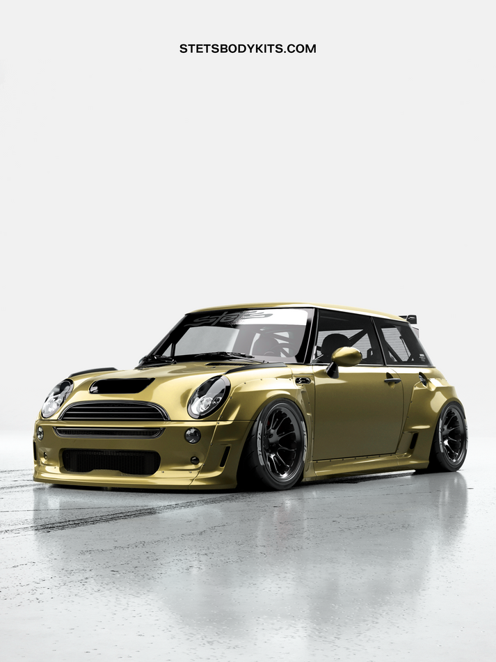 MINI Cooper S R50/R53 hood fins – STETS