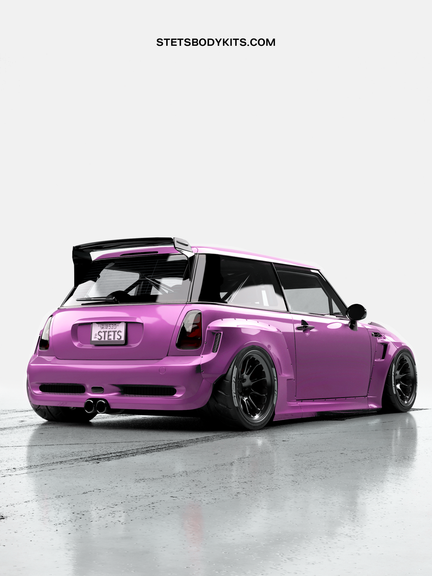 Mini Cooper S R50 R53 GP style rear wing STETS